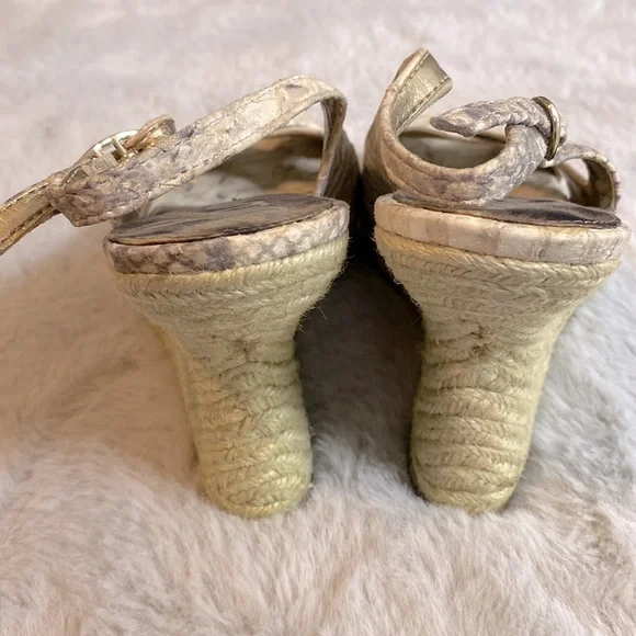 Sam Edelman Python Print Wedges - Picture 3 of 8